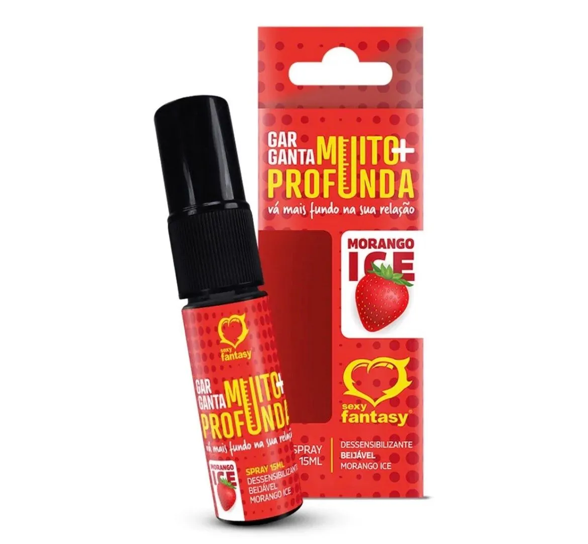 Aromatizante E Anestésico Oral Garganta + Profunda 15ml Sexy Fantasy - 1