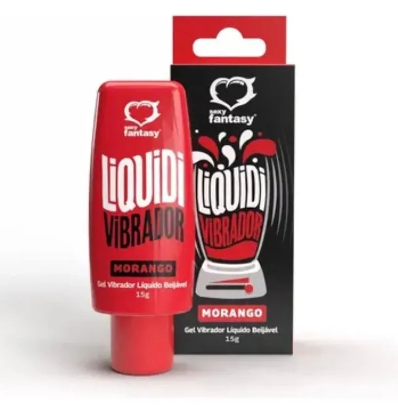 Gel Beijável Liquidi Vibrador 15g Sexy Fantasy - 1