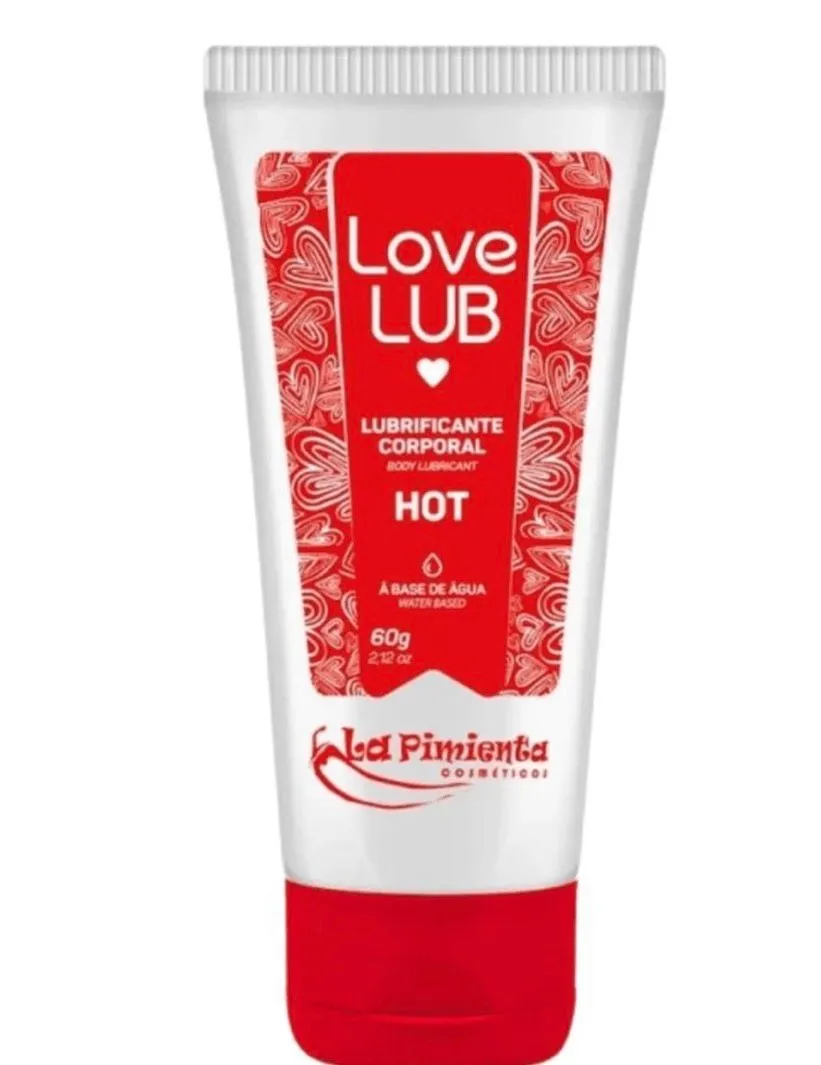 Lubrificante Íntimo Love Lub Hot 60g La Pimienta - 1