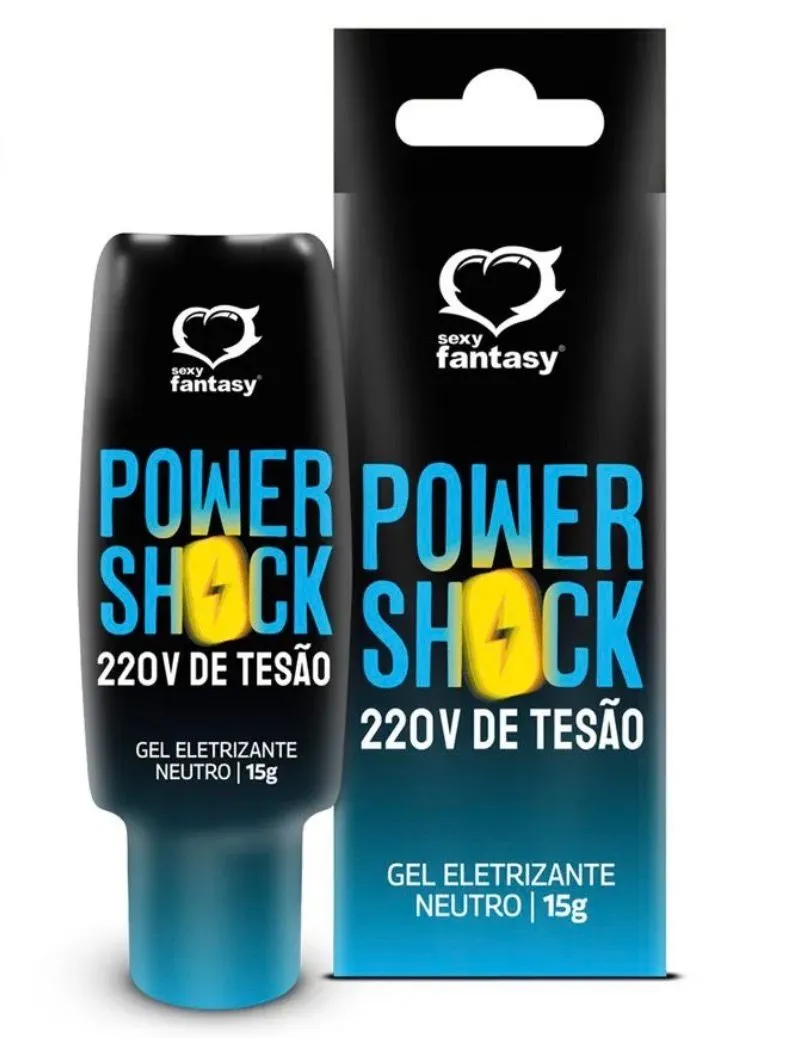 Vibrador Liquido Power Shock 220V De Tesão 15g Sexy Fantasy - 1