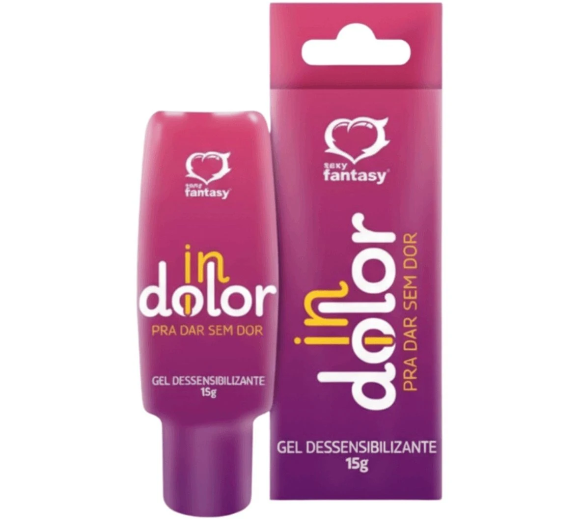 Gel Anestésico InDolor 15g Sexy Fantasy - 1