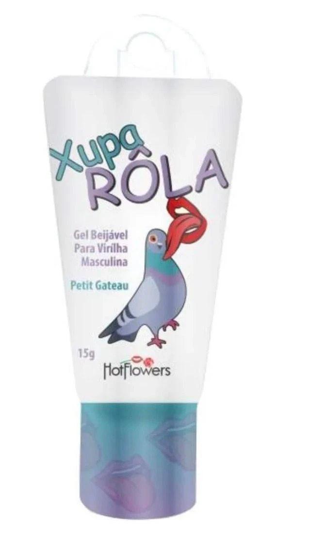 Gel Beijável Xupa Rôla 15g Hot Flowers - 1