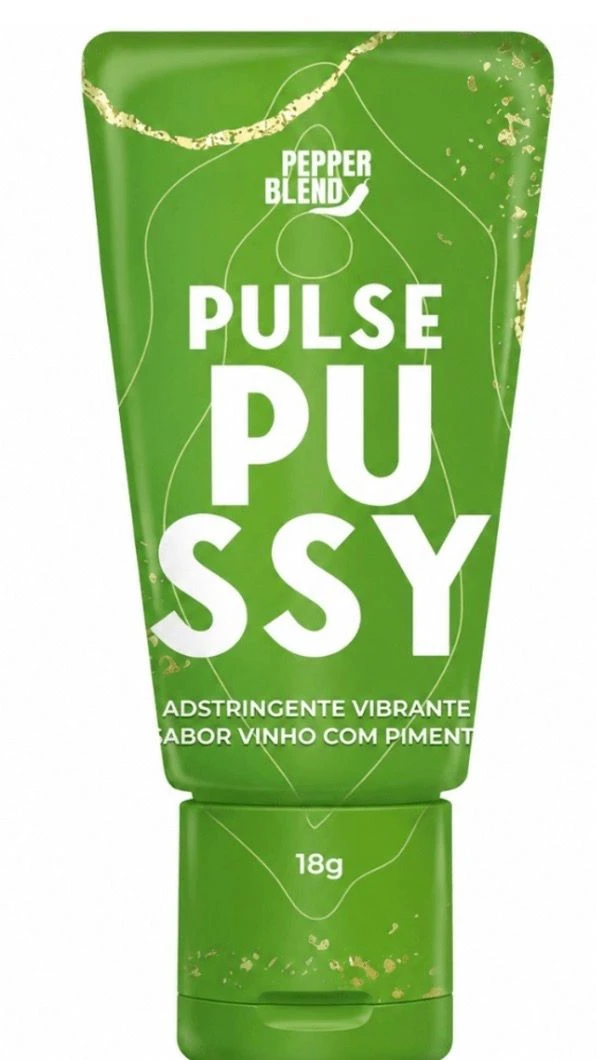 Gel Adstringente Vibrante Pulse Pussy 18g Pepper Blend - 1