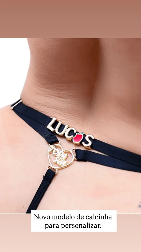 Calcinha para personalização 