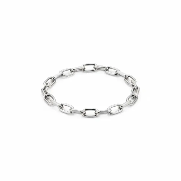 Pulseira em Aço Inox Elo Cartier CÓD: P677