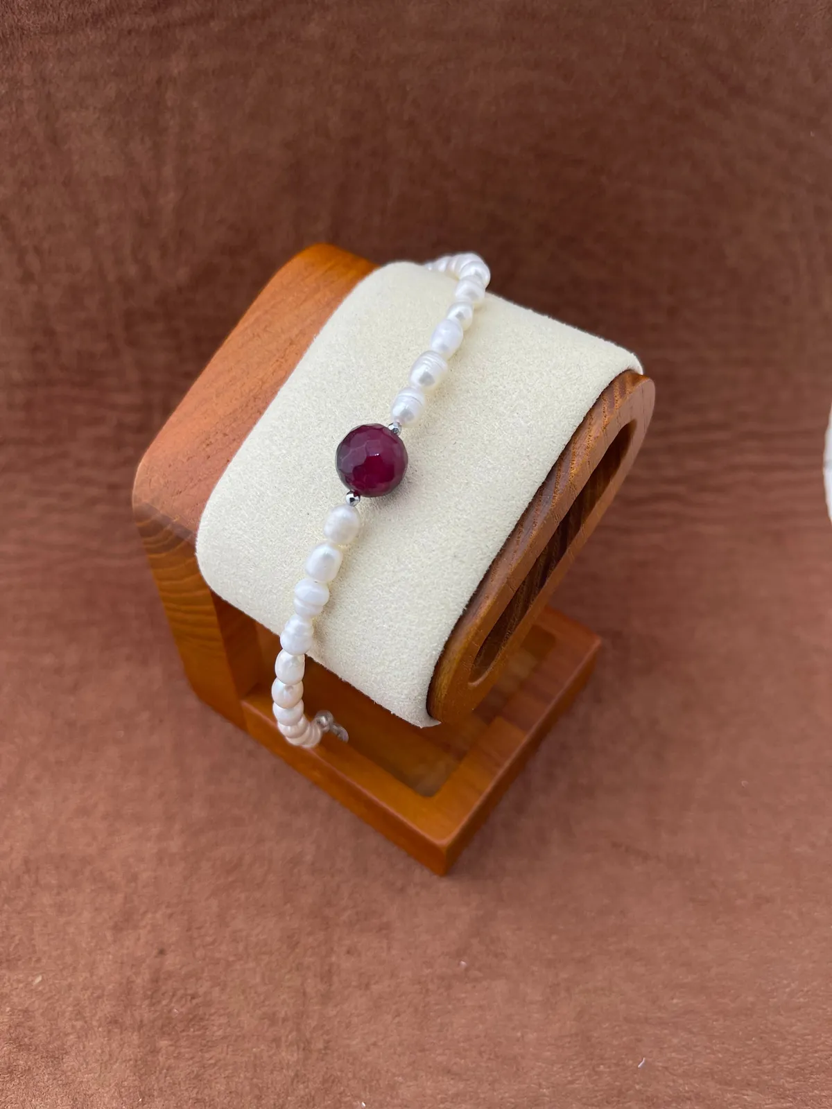 Pulseira pérola arroz - 1
