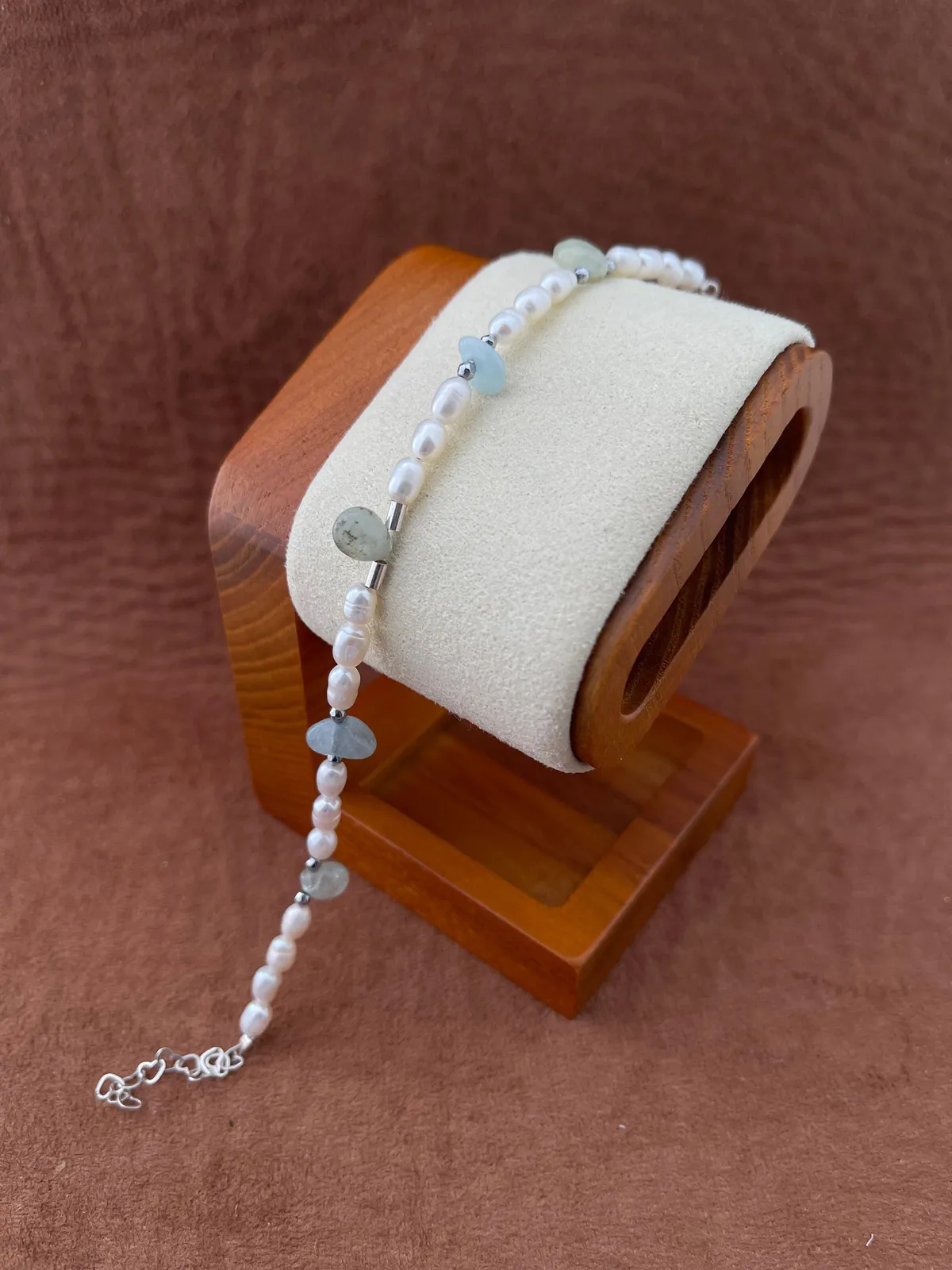 Pulseira pérola natural - 1