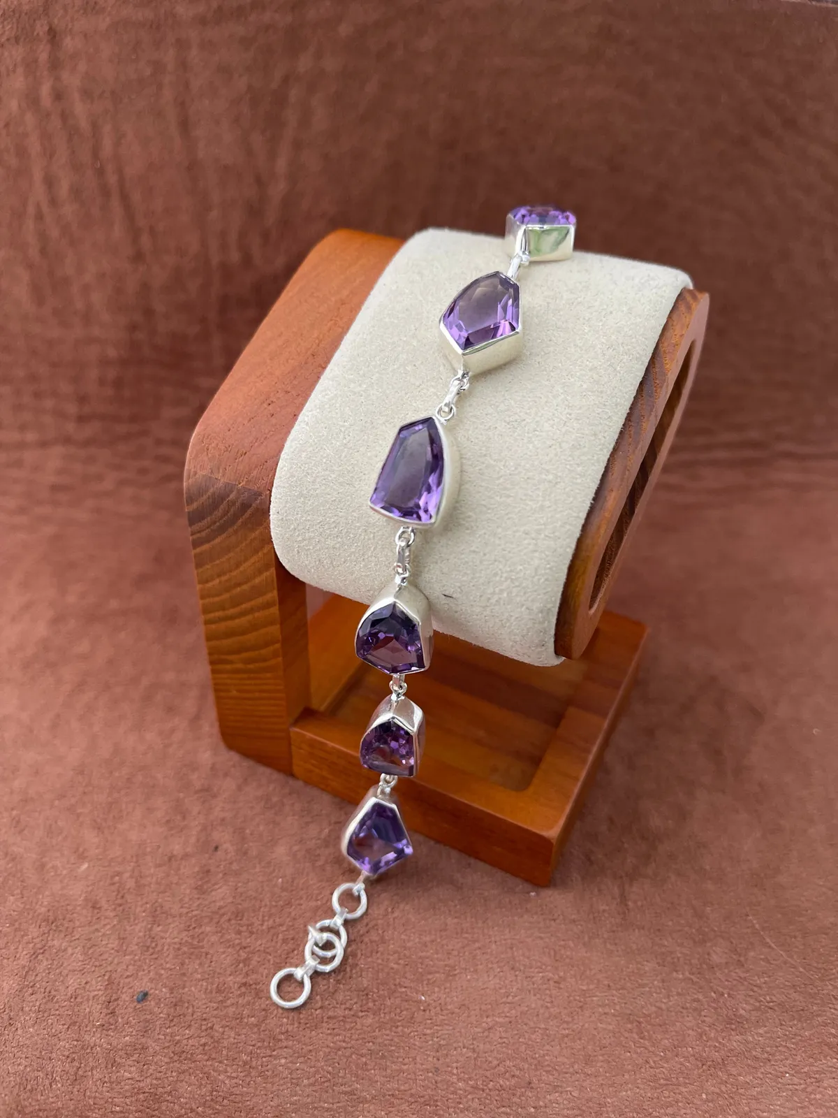 Pulseira ametista  - 1