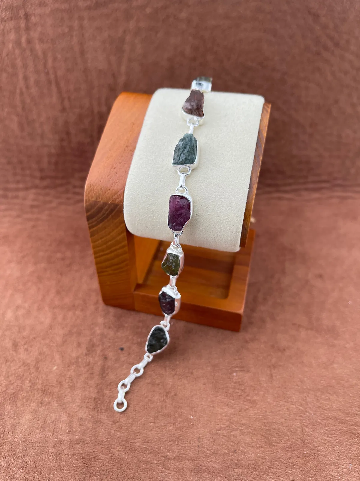 Pulseira pedras brutas - 1