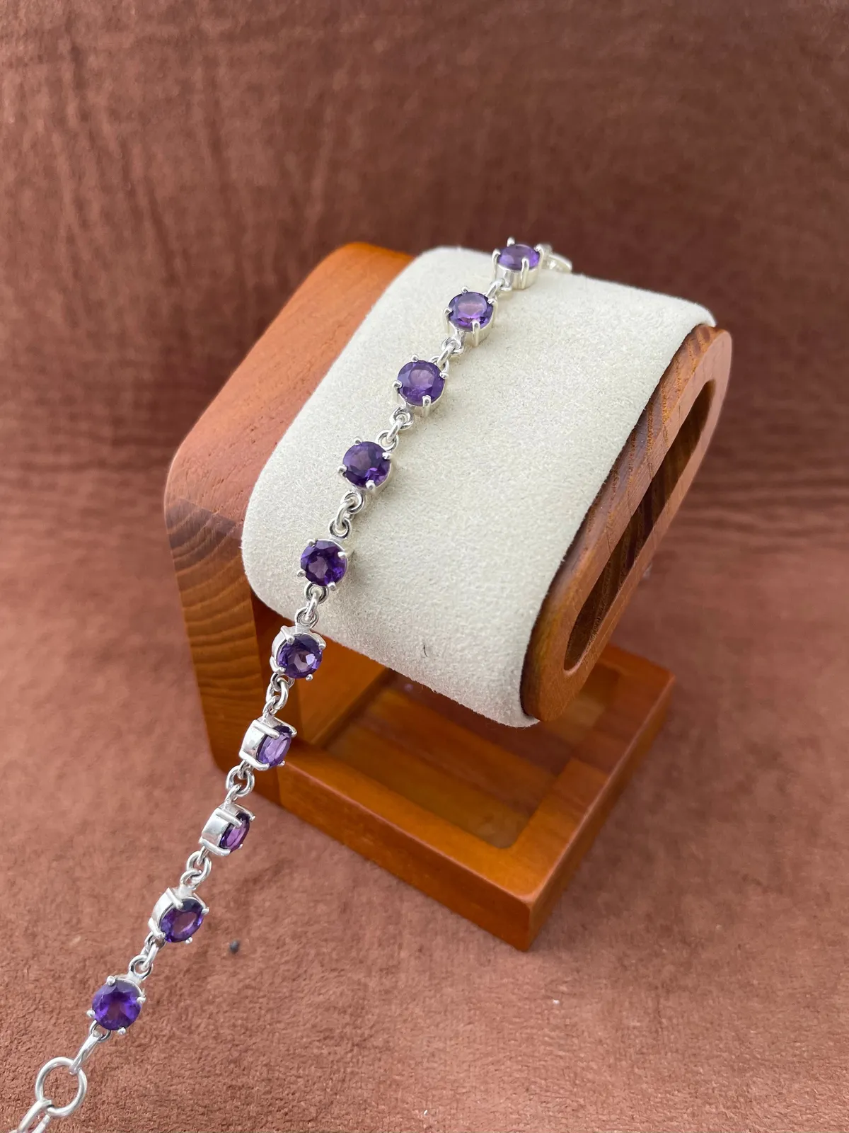 Pulseira ametista  - 1