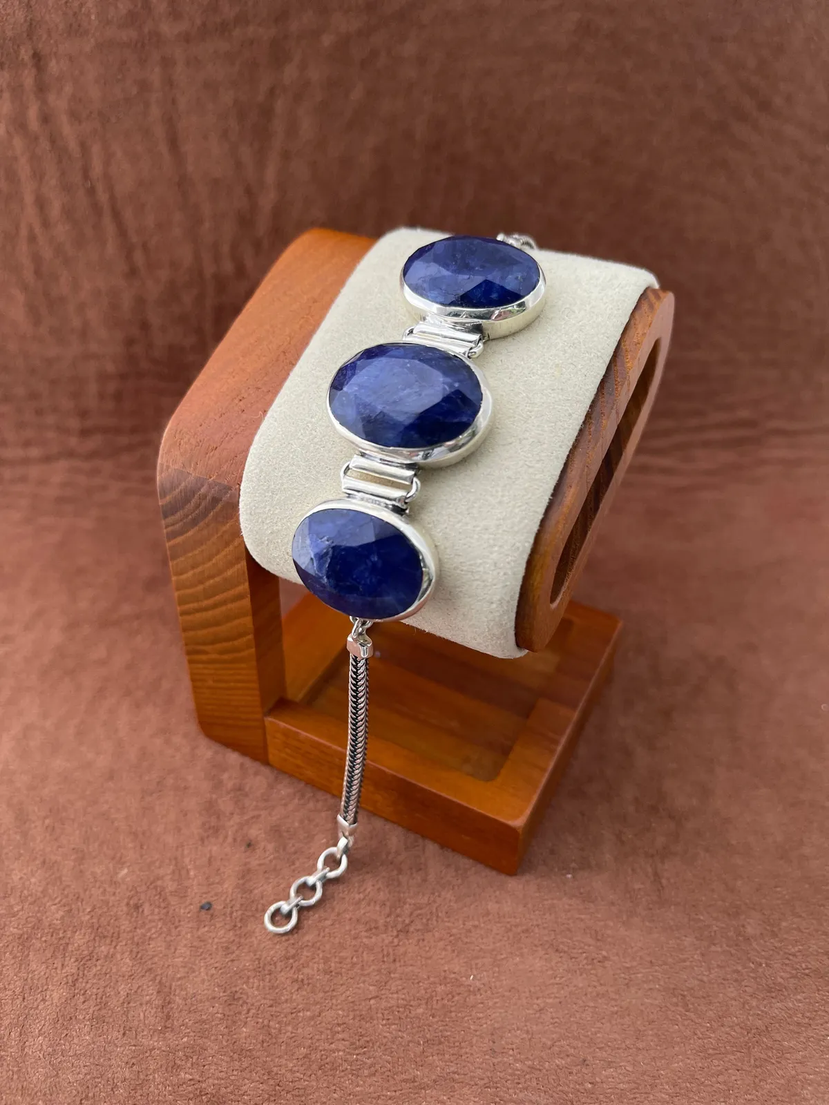 Pulseira máxi safira - 1