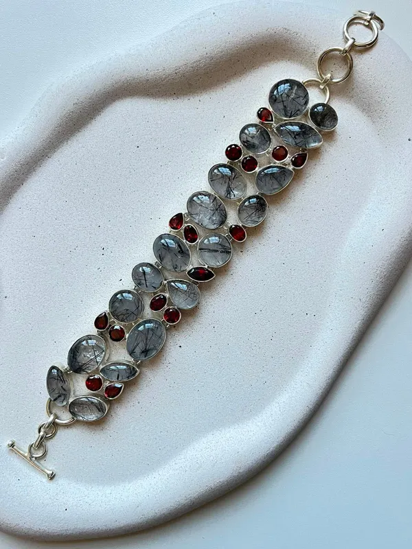 Pulseira quartzo rutilado 