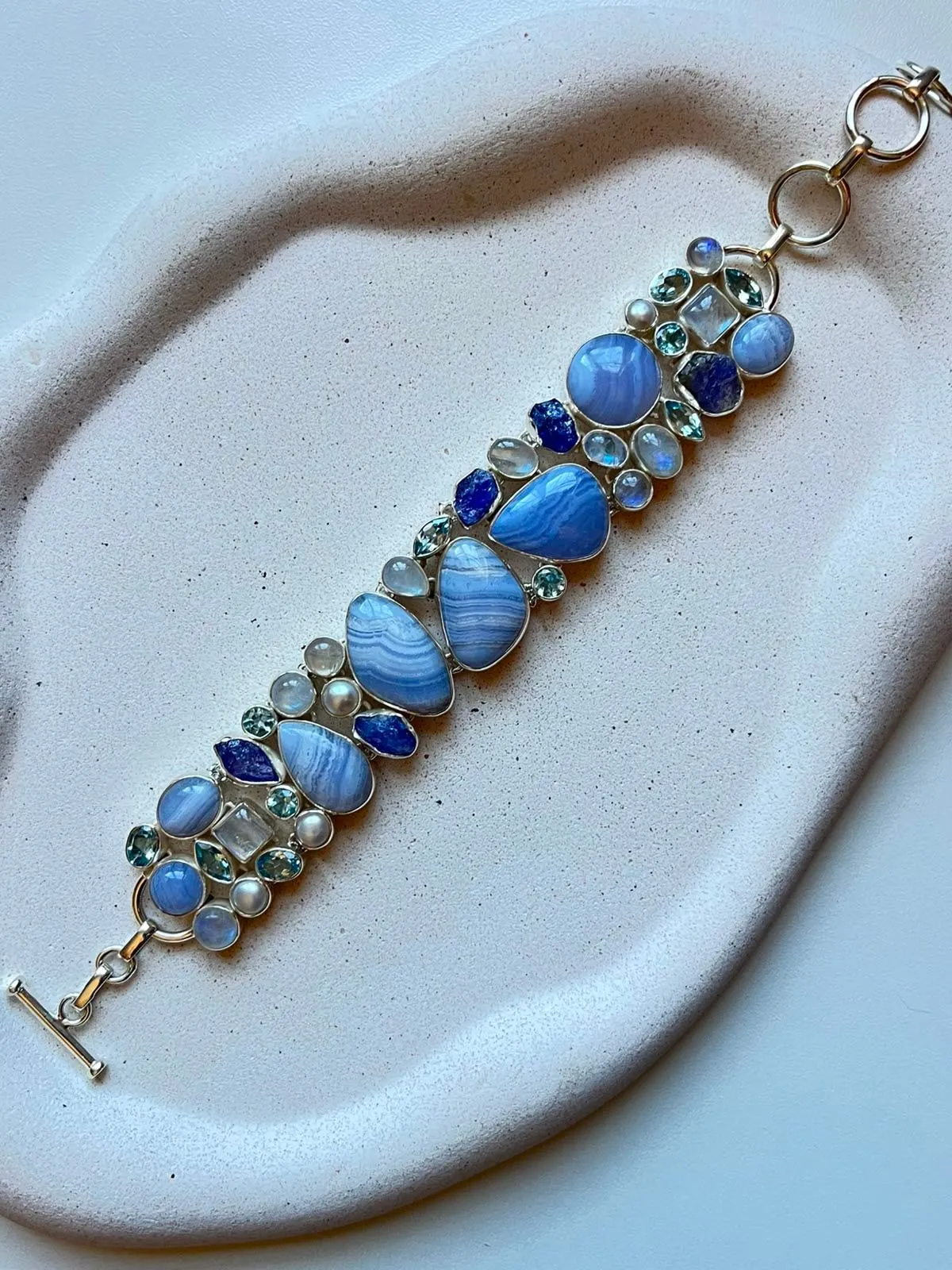 Pulseira blue lace  - 1