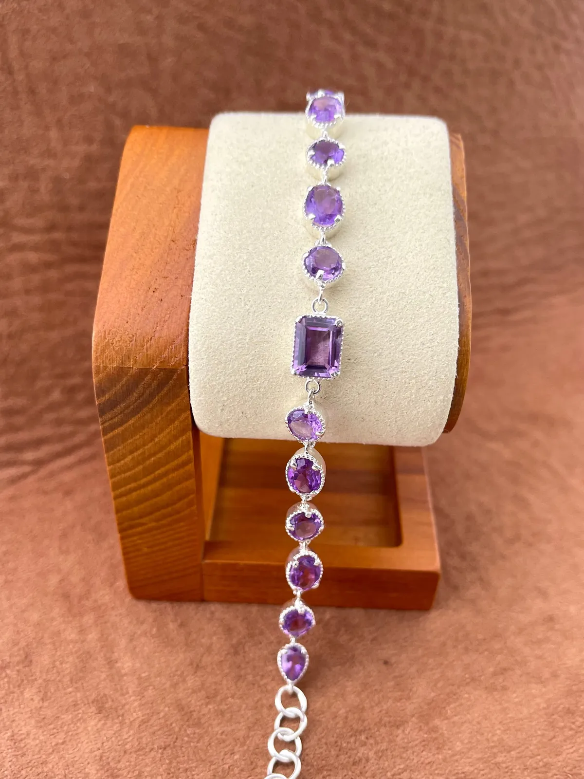 Pulseira ametista  - 1