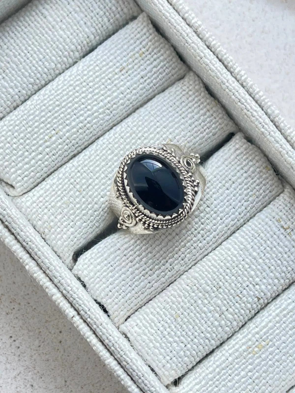 Anel onix oval - 1