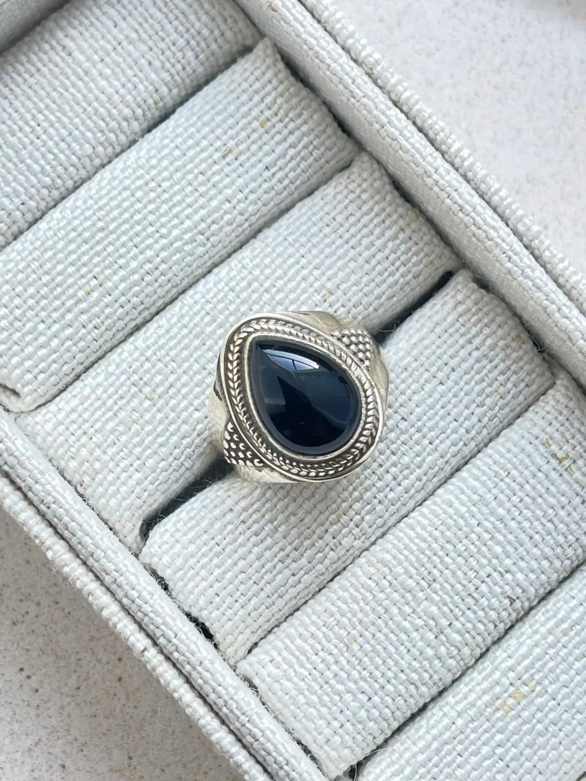 Anel onix gota  - 1