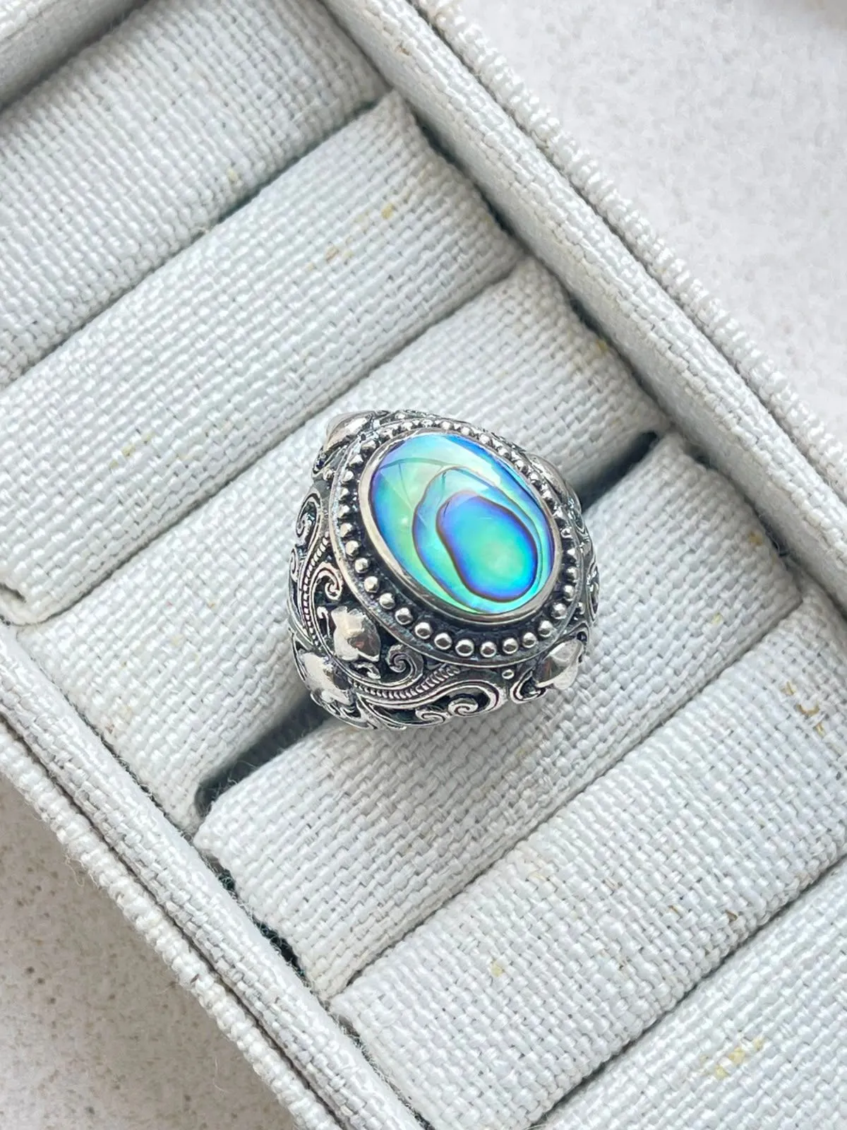 Anel balines abalone  - 1