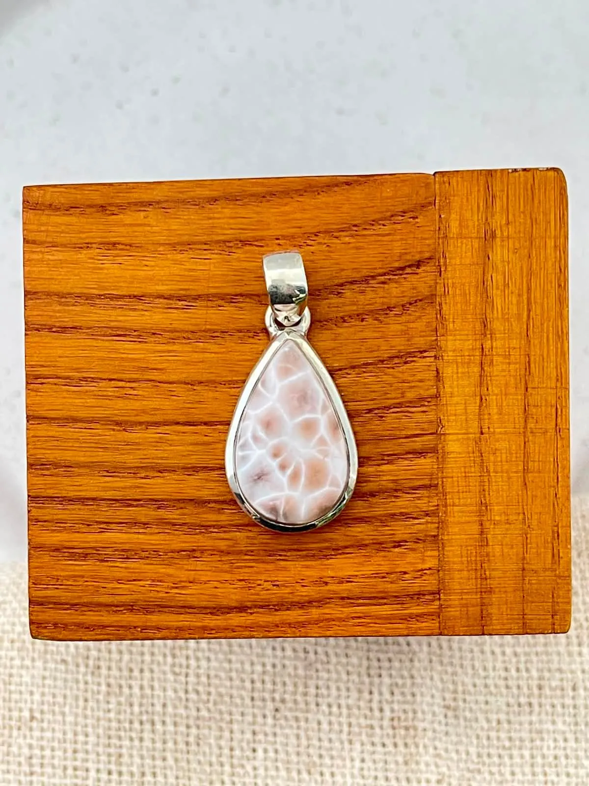 Pingente larimar rosa  - 1