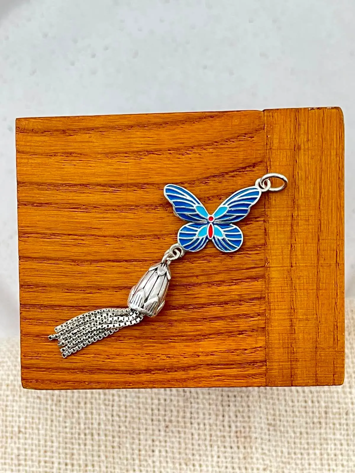 Pingente tassel borboleta  - 1