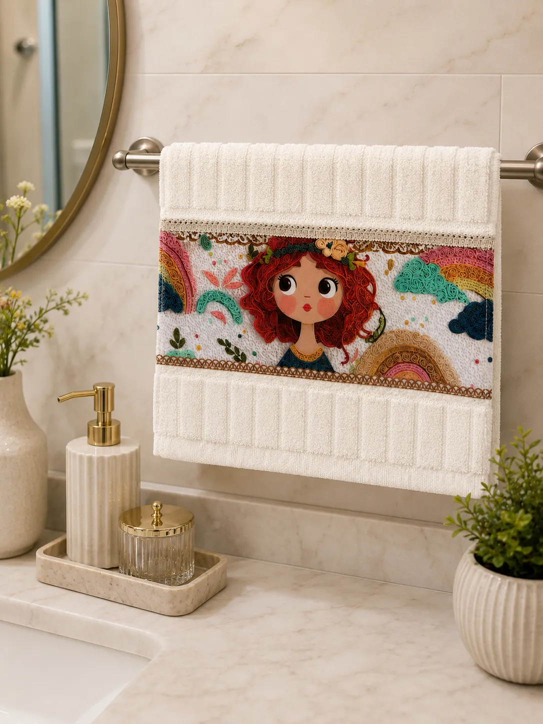 Toalha lavabo boneca Dohler - 2