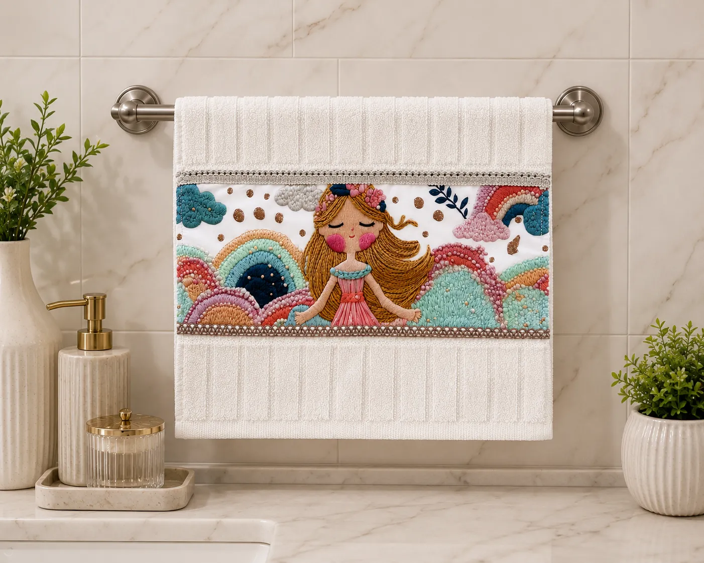 Toalha Lavabo boneca Dohler  - 2