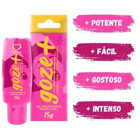 Goze + Gel Acelerador do Prazer 4 em 1 15g Sexy Fantasy - 1