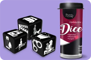 DADO ROMANTIC DICE 3un - 1