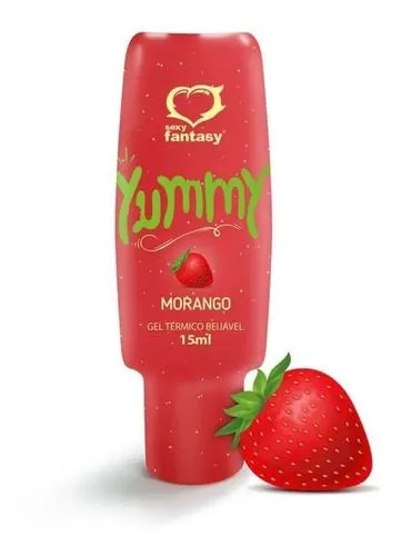 GEL YUMMY MORANGO 15ml - 1