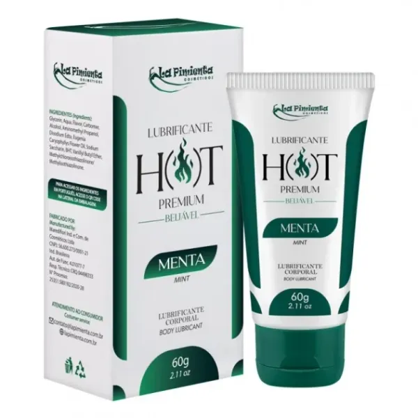 HOT PREMIUM MOUSSE DE LIMÃO LUBRIFICANTE 60g