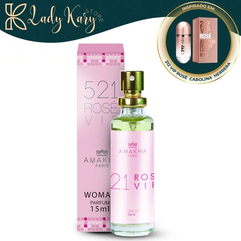 521 VIP Rosé - Amakha Paris (Inspiração: 212 VIP Rosé - Carolina Herrera) - 1