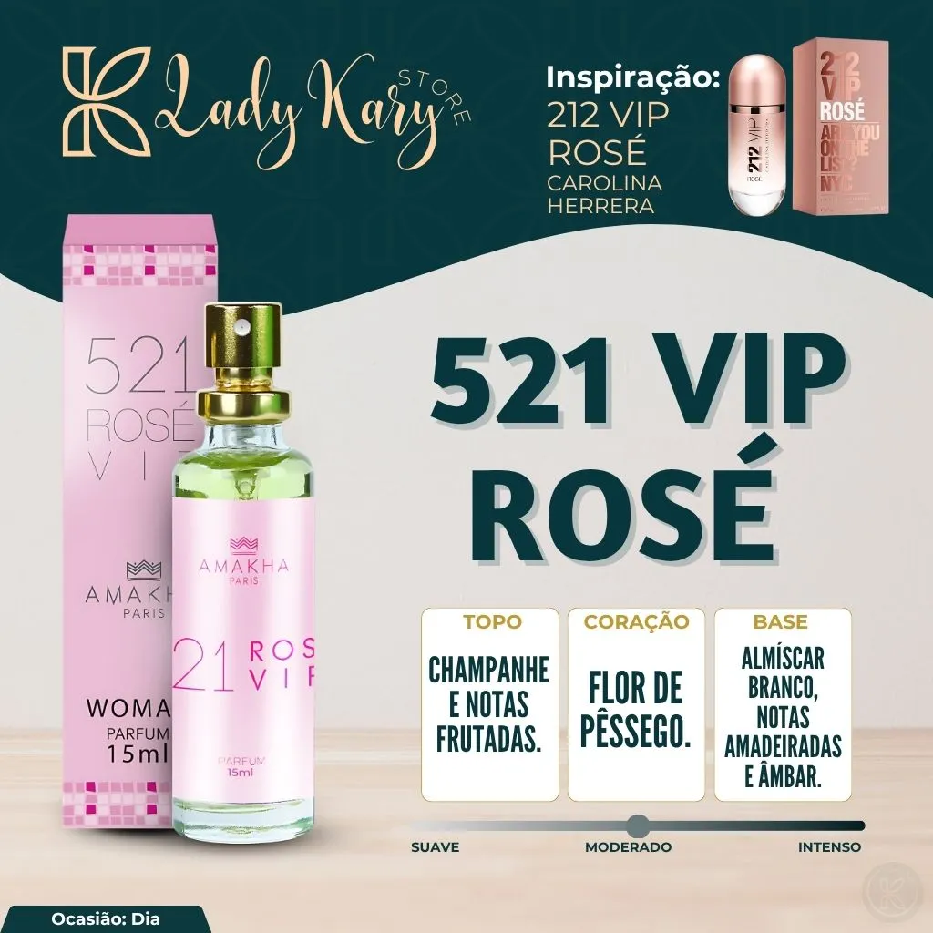 521 VIP Rosé - Amakha Paris (Inspiração: 212 VIP Rosé - Carolina Herrera) - 2