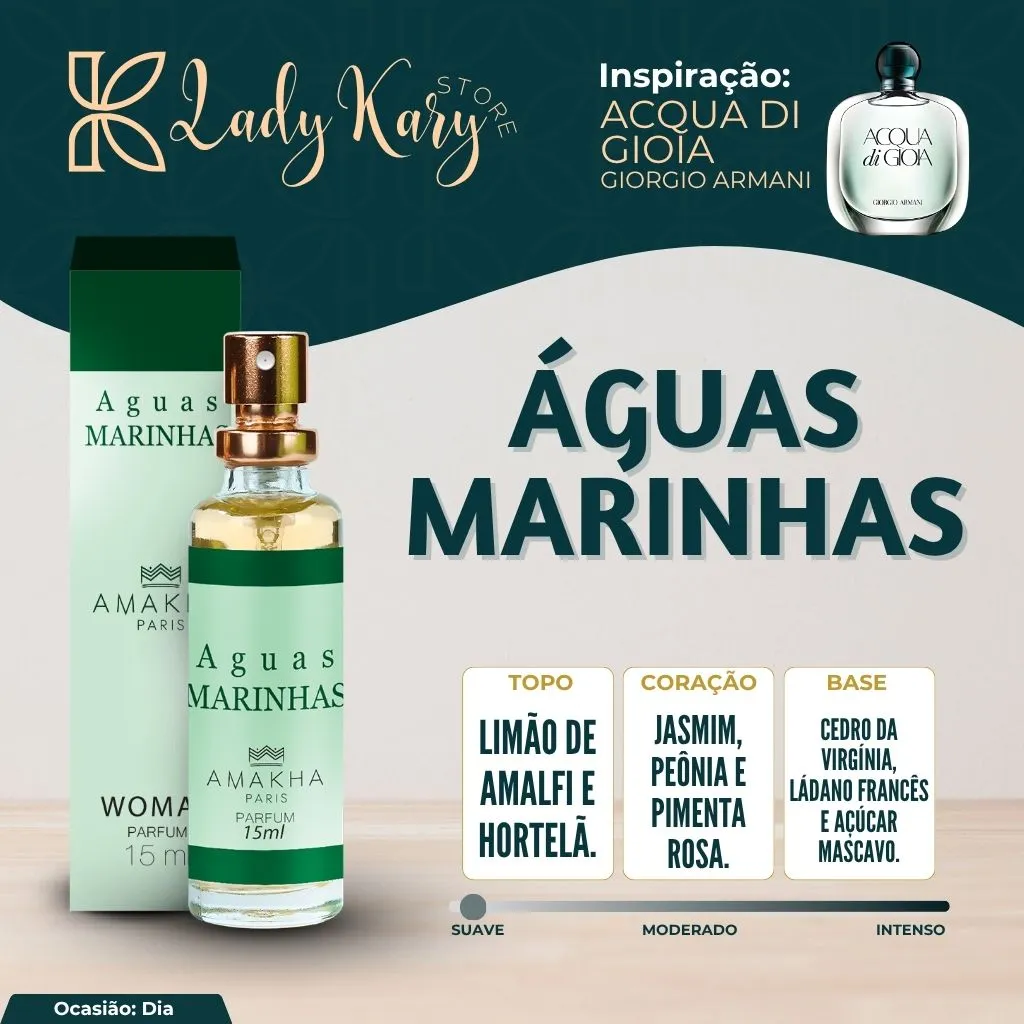 Águas Marinhas - Amakha Paris (Inspiração: Acqua di Gioia - Giorgio Armani) - 2