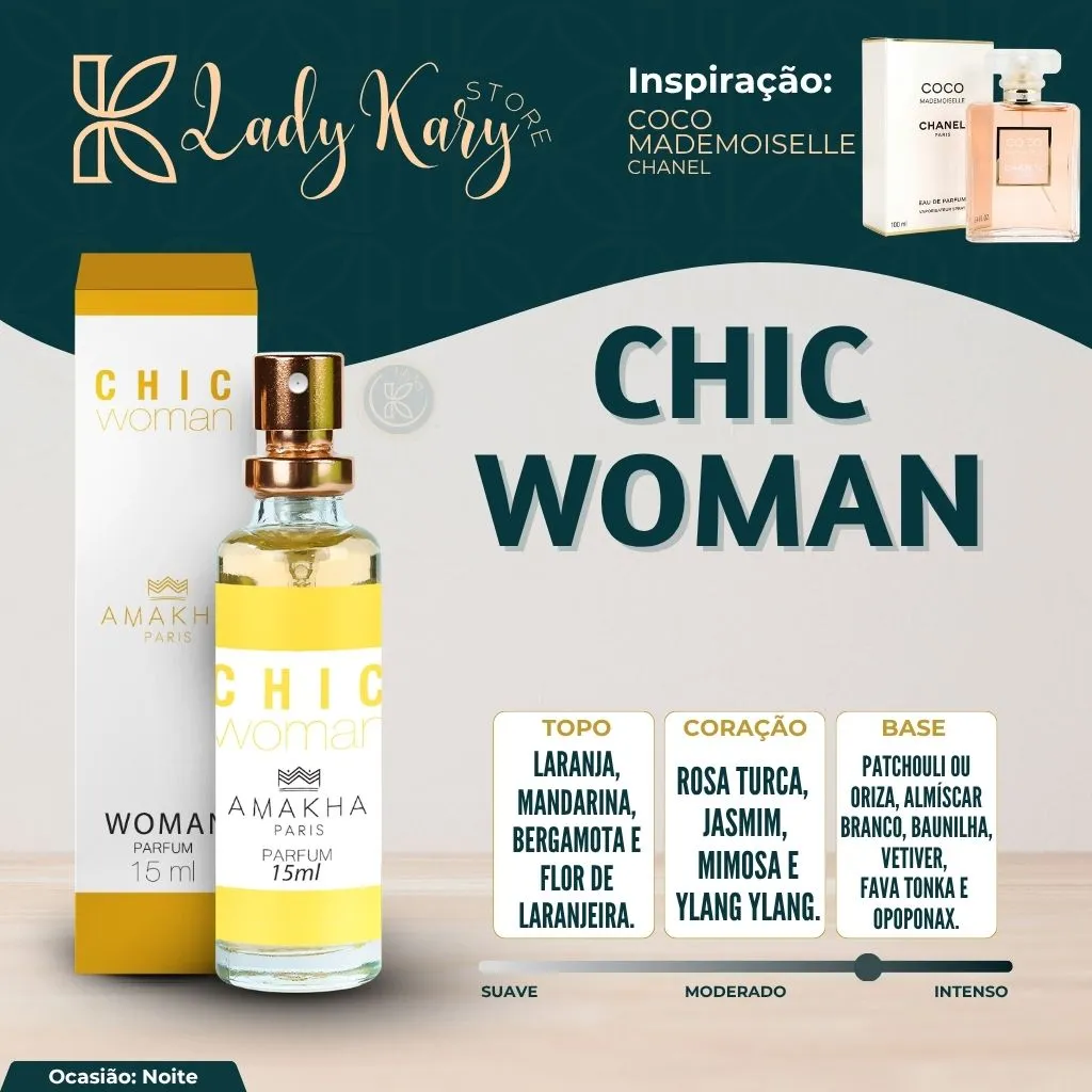 Chic Woman - Amakha Paris (Inspiração: Coco Mademoiselle - Chanel) - 2