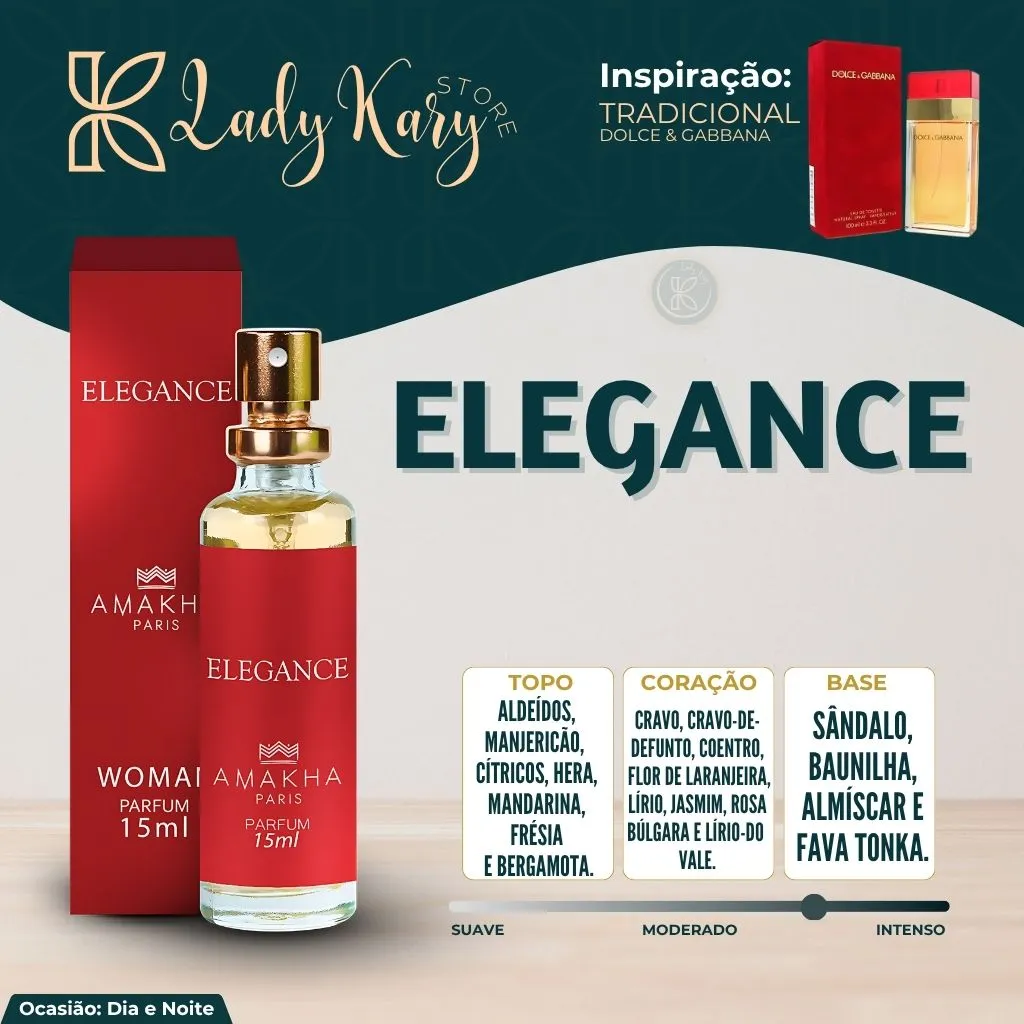 Elegance - Amakha Paris (Inspiração: Dolce & Gabbana Tradicional / Red) - 2