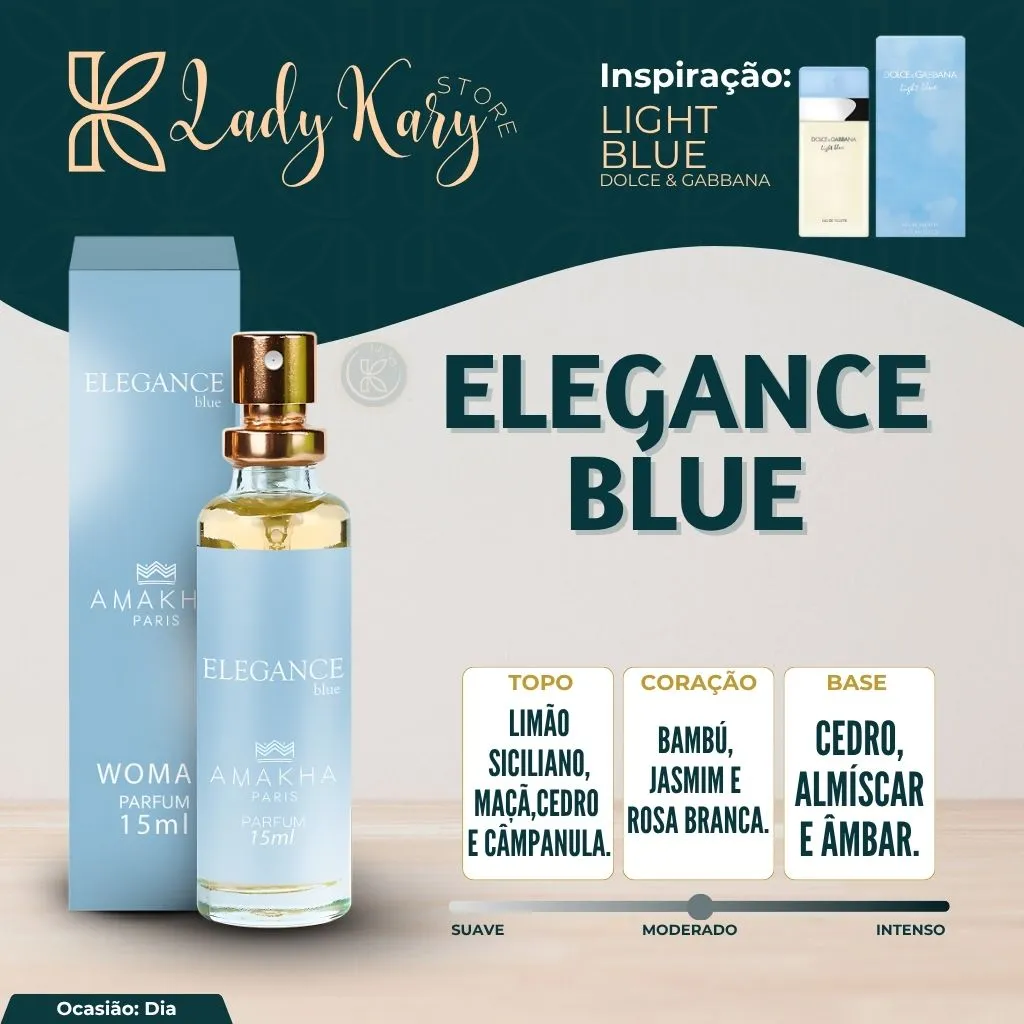 Elegance Blue - Amakha Paris (Inspiração: Light Blue - Dolce & Gabbana) - 2