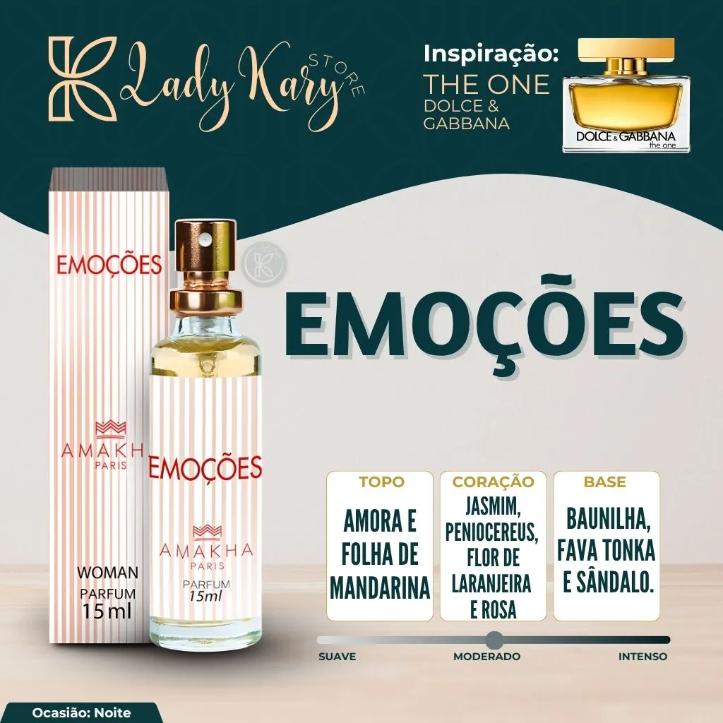 Emoções - Amakha Paris (Inspiração: The One - Dolce & Gabbana) - 2