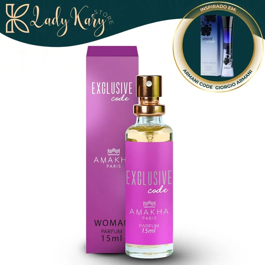 Exclusive Code - Amakha Paris (Inspiração: Armani Code For Women - Giorgio Armani) - 1