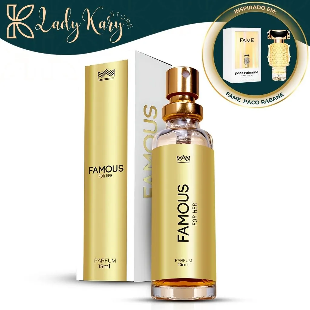 Famous for Her - Amakha Paris (Inspiração: Fame - Paco Rabanne) - 1
