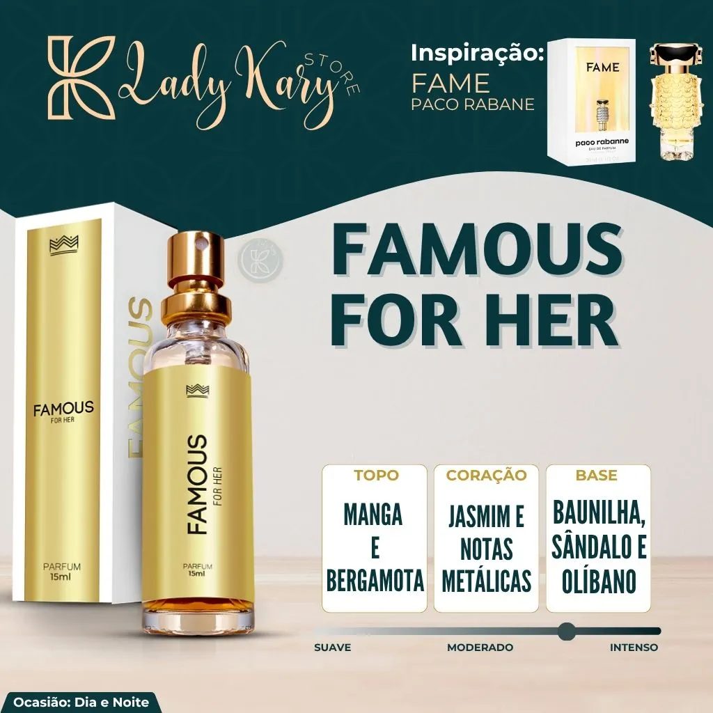 Famous for Her - Amakha Paris (Inspiração: Fame - Paco Rabanne) - 2