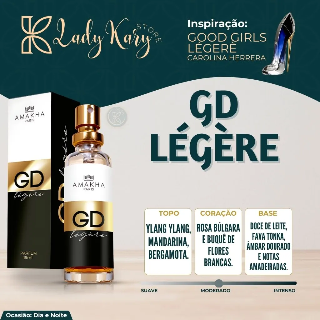 GD Légère - Amakha Paris (Inspiração: Good Girl Légère - Carolina Herrera) - 2
