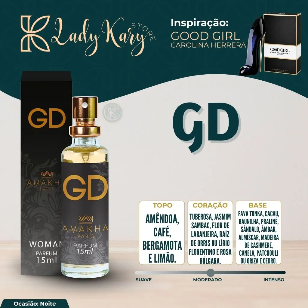 GD - Amakha Paris (Inspiração: Good Girl Tradicional - Carolina Herrera) - 2