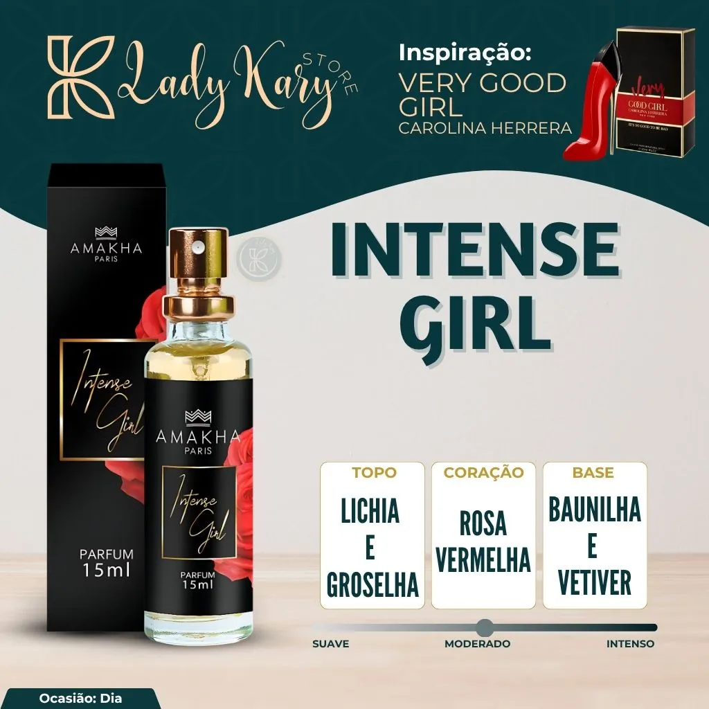 Intense Girl - Amakha Paris (Inspiração: Very Good Girl - Carolina Herrera) - 2