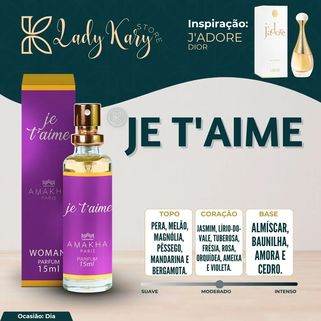 Je t'aime - Amakha Paris (Inspiração: J'Adore - Dior) - 2