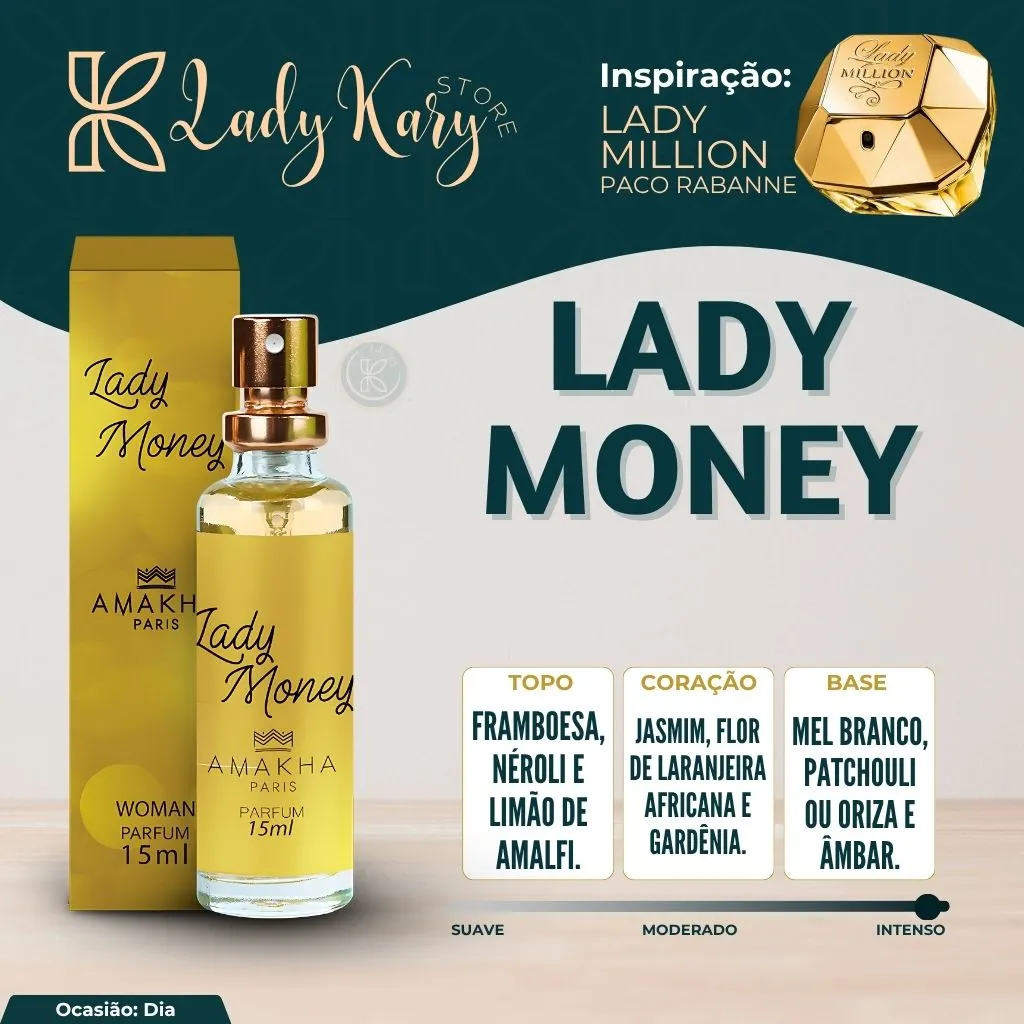 Lady Money – Amakha Paris (Inspiração: Lady Million – Paco Rabanne) - 2