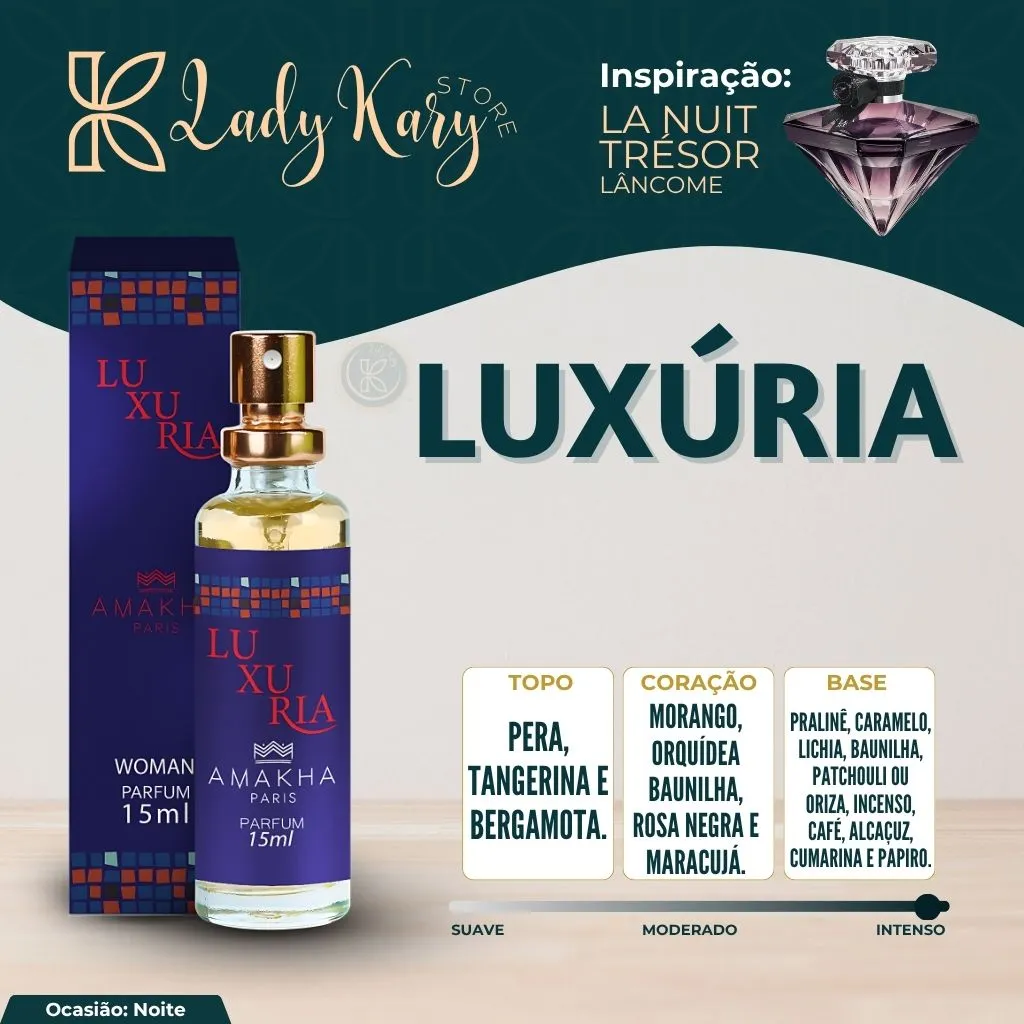 Luxuria – Amakha Paris (Inspiração: La Nuit Trésor – Lancôme) - 2