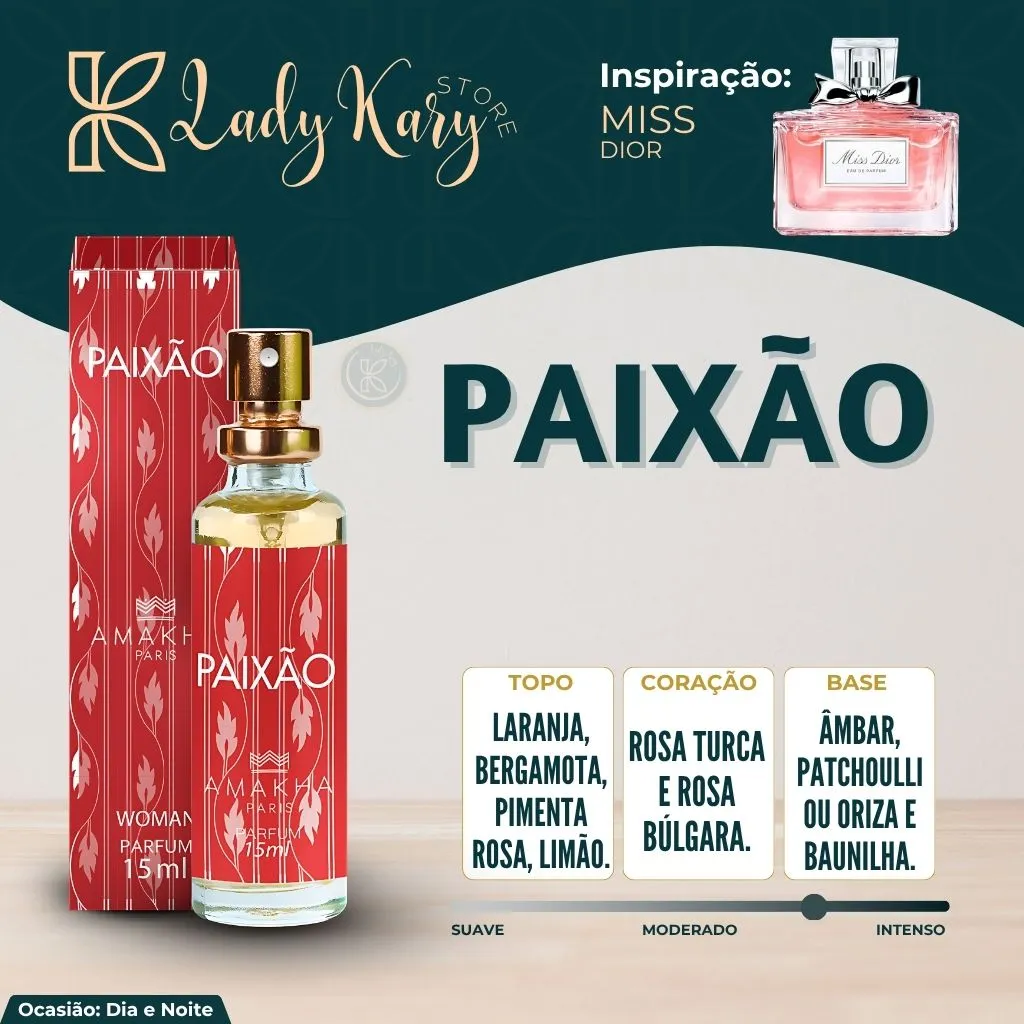 Paixão - Amakha Paris (Inspiração: Miss Dior) - 2