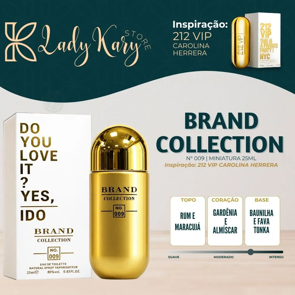 Brand Collection 009 (Inspiração: 212 VIP - Carolina Herrera) - 2