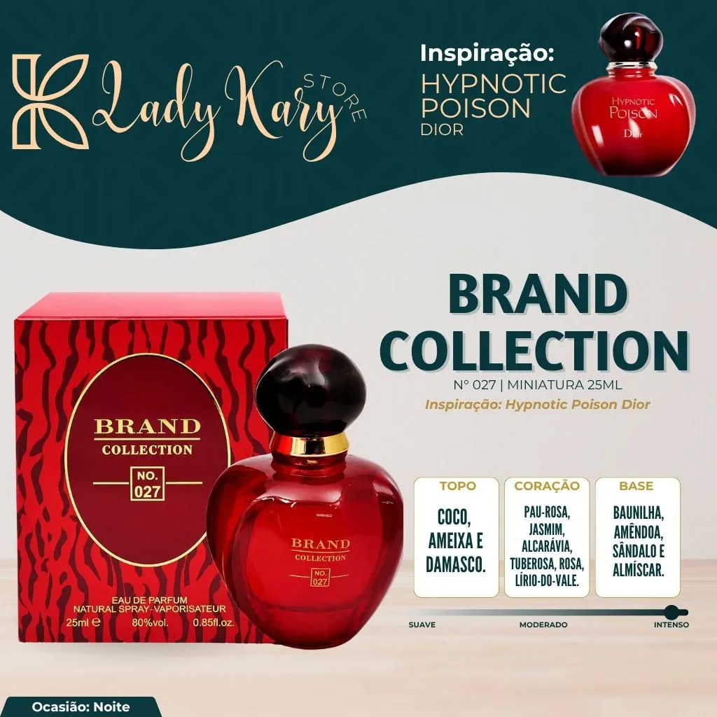 Brand Collection 027 (Inspiração: Hypnotic Poison - Dior) - 2