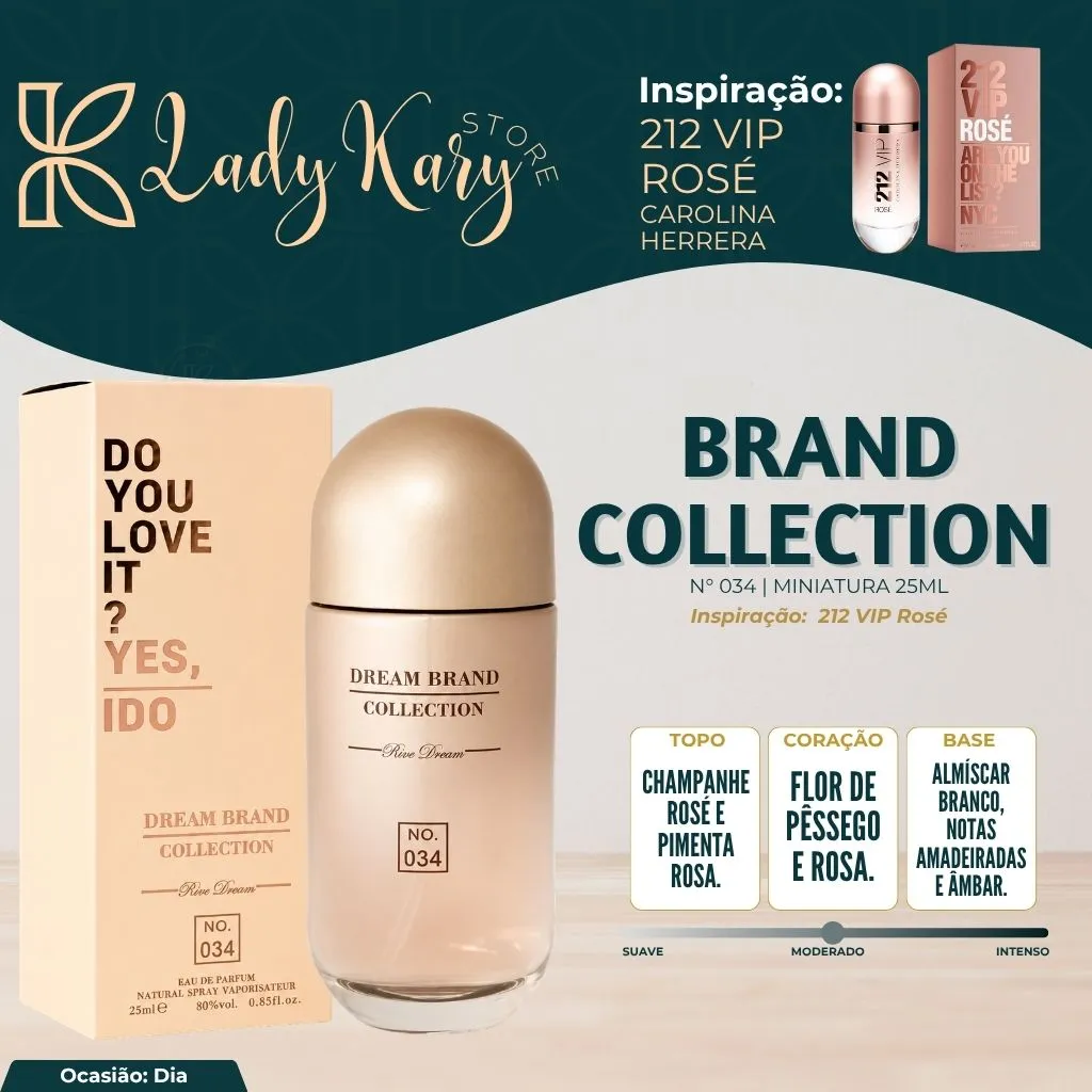 Brand Collection 034 (Inspiração: 212 VIP Rosé - Carolina Herrera) - 2
