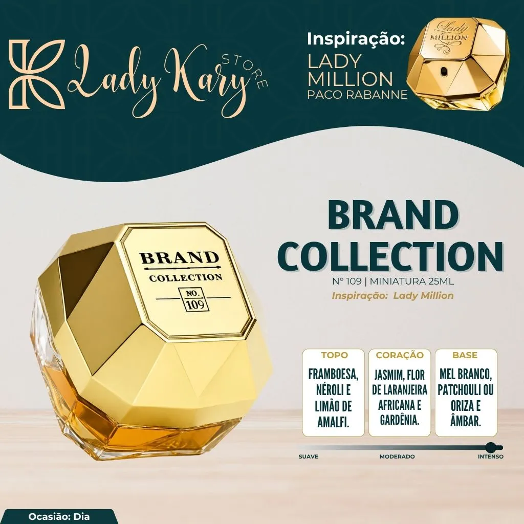 Brand Collection 109 (Inspiração: Lady Million - Paco Rabanne) - 2